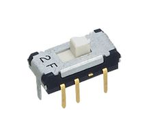 NIDEC COMPONENTS CMS-2302C. SLIDE SWITCH, DP3T, 0.1A, 12VDC, SMD