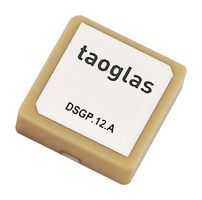 TAOGLAS DSGP.1575.12.4.A.02 PATCH ANTENNA, 1.57542GHZ, 2.73DBI