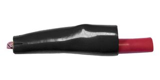 MUELLER ELECTRIC BU-63C-0 ALLIGATOR CLIP, BLK, 10A, 7.9MM JAW OPEN