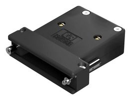 POSITRONIC D37000Z00/AA D SUB BACKSHELL, 180DEG, SIZE DC, COMPO