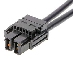 MOLEX 218056-0220 CABLE ASSY, 2P RCPT-RCPT, 2M