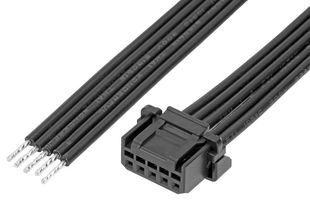 MOLEX 219653-1054 CABLE ASSY, 5P RCPT-FREE END, 600MM