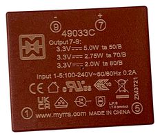 MYRRA 49033C FUENTE ALIMENTACIÃN AC-DC 3.3V 1.5A