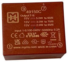 MYRRA 49150C FUENTE ALIMENTACIÃN AC-DC 15V 0.33A