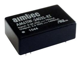 AIMTEC AM6TIW-4824S-RZ DC-DC CONVERTER, 24V, 0.25A