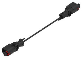 TE CONNECTIVITY 2362353-4 CABLE ASSY, 2P RCPT-RCPT, 3M