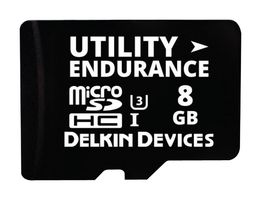 DELKIN DEVICES S308FSTL2-U3000-3 FLASH MEMORY CARD, MICROSD, 8GB, PSLC