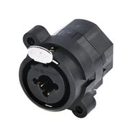 REAN RCJ9FI-H XLR CONN, R/A RCPT, 3POS, PANEL/PCB ROHS COMPLIANT: YES