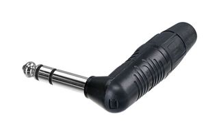 REAN RP3RC-BAG AUDIO CONN, R/A STEREO PLUG, 6.35MM
