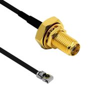 SIRETTA ASMGAL010XC137S11 CABLE ASSY, MHF4 PLUG-SMA JACK, 100MM