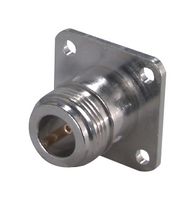 HUBER+SUHNER 23_N-75-0-1/133_NE RF COAX CONN, JACK, PANEL, 75 OHM