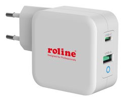 ROLINE 19.11.1041 ADAPTADOR AC-DC 2 SALIDAS, 65W, AJU/FIJ