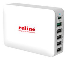 ROLINE 19.11.1055 ADAPTADOR AC-DC 6 SALIDAS, 60W, AJU/FIJ