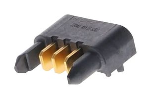 MOLEX 46437-9303 RECT PWR CONN, R/A PLUG, 3POS, PRESS FIT