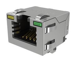 AMPHENOL COMMUNICATIONS SOLUTIONS RJE3B18814A2 MODULAR CONN, R/A JACK, RJ45, 8P8C ROHS COMPLIANT: YES