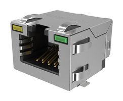 AMPHENOL COMMUNICATIONS SOLUTIONS RJE3B18814A1 MODULAR CONN, R/A JACK, RJ45, 8P8C ROHS COMPLIANT: YES