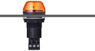 AUER SIGNAL 800501405 BEACON, FLASHING/STEADY, 24V, ORANGE