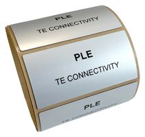 ENTRELEC - TE CONNECTIVITY PLE-030008-WH-1 LABEL, POLYESTER, WHITE, 30MM X 8.8MM