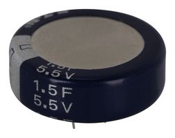 EATON ELECTRONICS KR-5R5C155-R SUPERCAPACITOR, 1.5F, 5.5V, EDLC, COIN