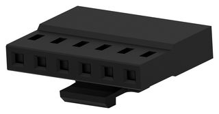 TE CONNECTIVITY 2MM-RCP-S06-BX CONNECTOR HOUSING, RCPT, 6POS, 2MM ROHS COMPLIANT: YES