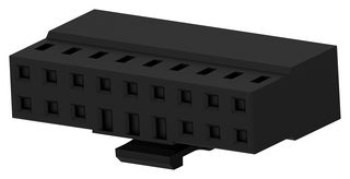 TE CONNECTIVITY 2MM-RCP-D09-BX CONNECTOR HOUSING, RCPT, 18POS, 2MM ROHS COMPLIANT: YES