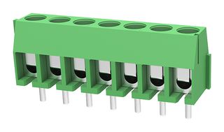 MULTICOMP PRO MP011989 BLOQUE, CABLE-PLACA, 90°, 7 VÃAS, 18AWG