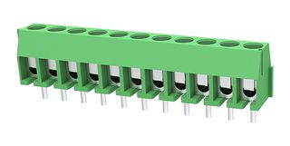 MULTICOMP PRO MP011993 BLOQUE, CABLE-PLACA, 90°, 11 VÃAS, 18AWG