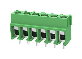 MULTICOMP PRO MP012003 TB, WIRE TO BRD, R/A, 6WAY, 12AWG