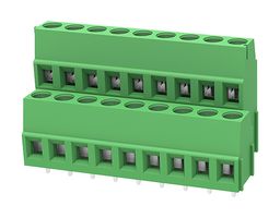 MULTICOMP PRO MP012029 BLOQUE, CABLE-PLACA, 90Â°, 18 VÃAS, 12AWG