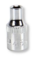 MULTICOMP PRO MP14-CRV045 SOCKET, HEX, CRV, 1/4" DRIVE, 4.5MM