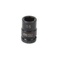 MULTICOMP PRO MP12-CRMO15 IMPACT SOCKET, 1/2" DRIVE, 15MM, 38MM L