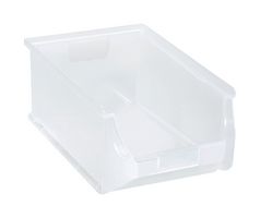 ALLIT 456264 STACKABLE STORAGE BIN, 310X500X200MM/CLR