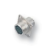 HIROSE / HRS JR16RK-7S Circular Connector, JR Series, Receptacle, 7, Socket, Solder, Panel RoHS Compliant: Yes