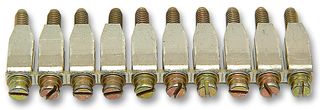 ENTRELEC - TE CONNECTIVITY 017666704 JUMPER BAR, 10 WAY, 32A, 6MM