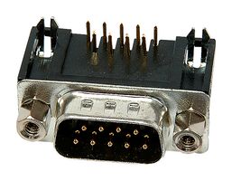 ITW MCMURDO SDAX15PNTD Standard D Sub Connector, Tin & Dimple, DA, Plug, 15, Solder RoHS Compliant: Yes