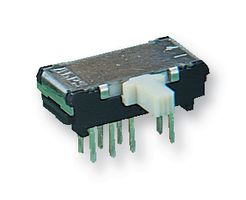 ALPS ALPINE SSSS916400 Slide Switch, STSS9 Series, SPDT, Horizontal, Through Hole, 500 mA RoHS Compliant: Yes