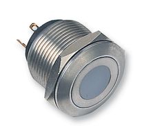 APEM AV09C7L3D2403E SWITCH, SPNO, GREEN ILLUM