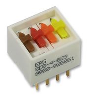 ERG COMPONENTS SDS-4-023 INTERRUPTOR, DIL, ST, 4 VÃAS