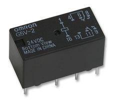 OMRON ELECTRONIC COMPONENTS G5V-2 DC24 RELÃ, SEÃAL, DPDT, 30VDC, 2A