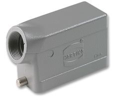 HARTING 0930 016 1540 Heavy Duty Connector Hood, PG21 Side Ent