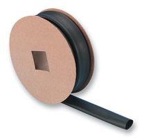 RAYCHEM - TE CONNECTIVITY DR-25-1/8-0-FAR-10M HEAT SHRINK TUBING, 3.2MM ID, ELASTOMER, BLACK, 10M