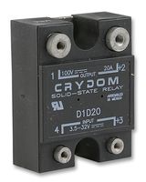 SENSATA/CRYDOM D1D20 SSR, 20A, 100VDC