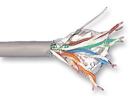 MULTICOMP PRO HTC1002-1 SHIELDED MULTIPAIR CABLE, CAT5E FTP, 4PAIRS, 24AWG, 1000FT