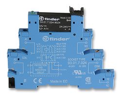 FINDER 38.81.7.024.9024 SSR, SPST-NO, 2A, 24VDC