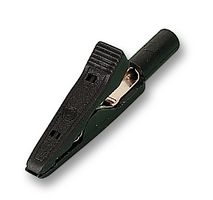 HIRSCHMANN TEST AND MEASUREMENT 930317800 CROCODILE CLIP, 4MM, BLACK, 8A