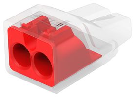 TE CONNECTIVITY 2388553-2 WIRE SPLICE CONN, 12-22 AWG, RED, PC/PP