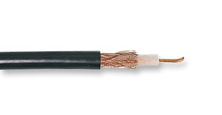 MULTICOMP PRO CF0082 BLACK 100M COAXIAL CABLE, URM43, 50 OHM, BLK, 100M