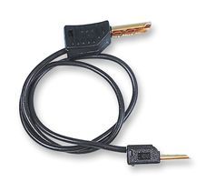 STAUBLI 28.0010-03021 CABLE DE PRUEBA, NEGRO, 300MM, 60V, 10A
