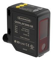 BANNER ENGINEERING Q5XKLAF2000-Q8 LASER DISTANCE SENSOR, M12, 2M, 30V