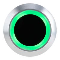 IDEC CW4H-DM1NGR-C TOUCHLESS SW, 0.04A/24V, IR LED, GRN/RED